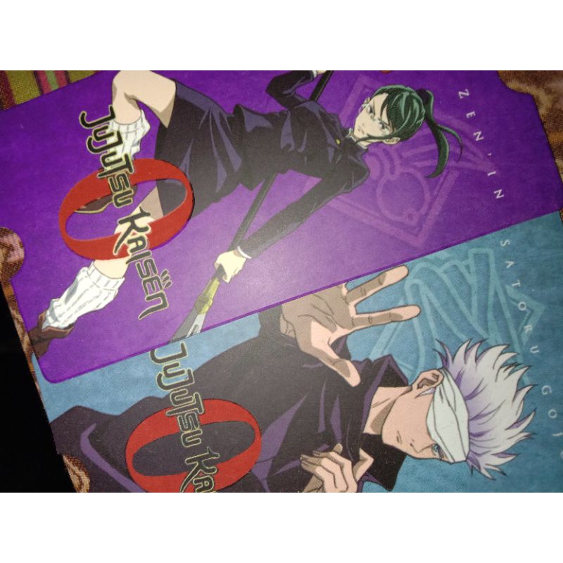 COLLECTIBLE TICKET JUJUTSU KAISEN 0 GOJO PAIR MAKI (BOOKED)