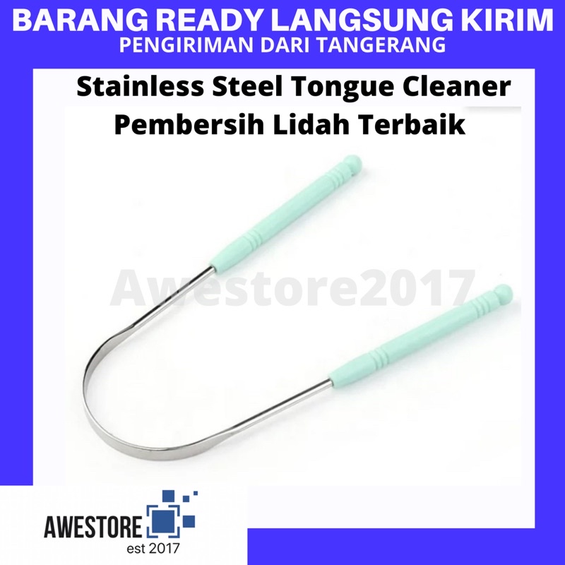 Alat Pembersih Lidah Tongue Cleaner Scrapper Anti Bau Mulut