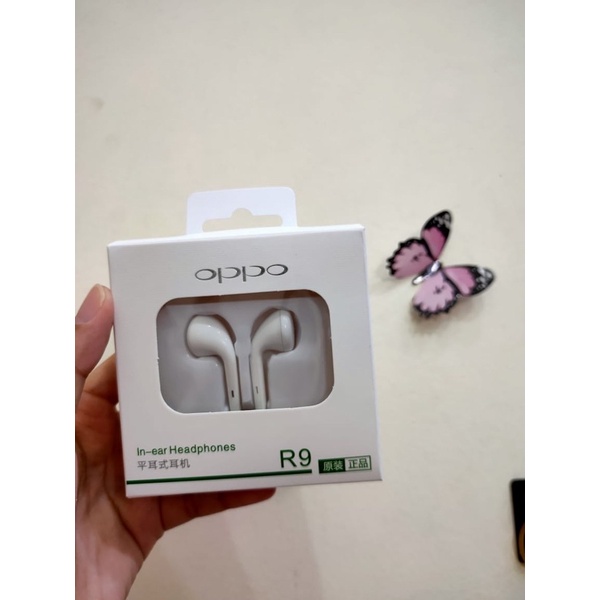 PROMO HANDFSREE OPPO R9 ORIGINAL MUSIC CLEAR SOUND BY OPPO EARPHONE