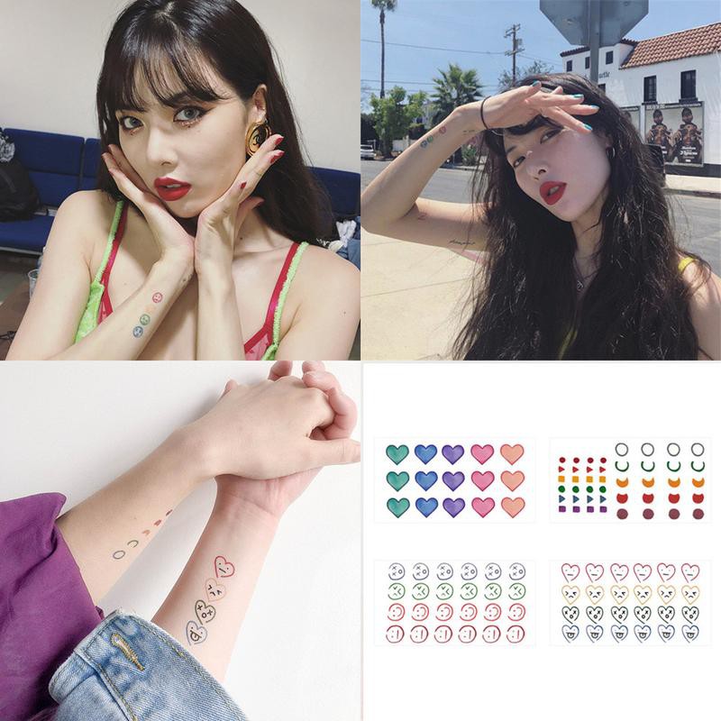 Stiker Tato Temporer Tahan Air Tahan Lama Kpop | Shopee ...