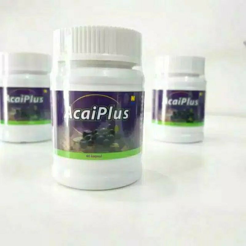 Acaiplus Acai Berry Pelangsing Nasa Tanpa Diet Original Herbal Alami