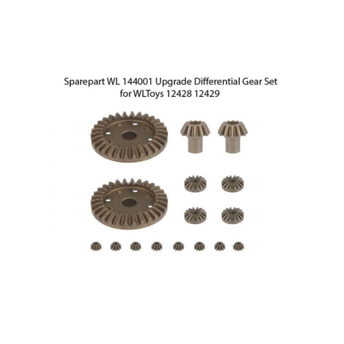 Sparepart WL 144001 Upgrade Differential Gear Set for WLToys 12428