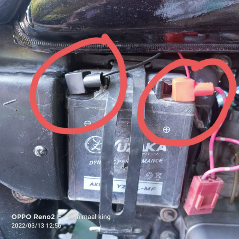 pengaman kabel accu kabel aki motor