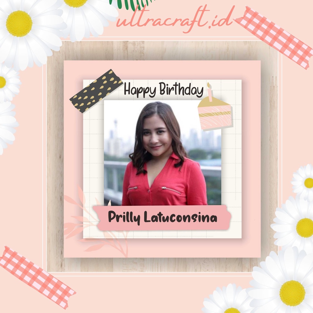 

Ultracraft - Kado Ulangtahun Murah - Pink Edition 20x20 - Prilly