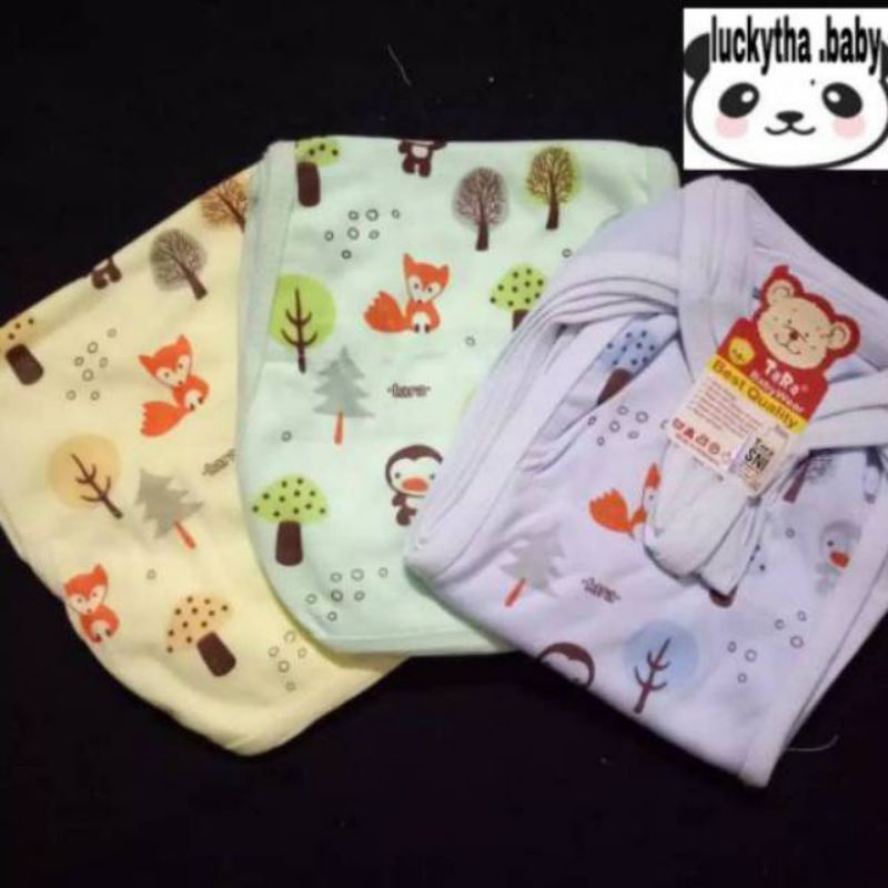 popok tara 6pc_popok bayi Tara warna &amp; putih full print / lower bayi/ popok baby new born