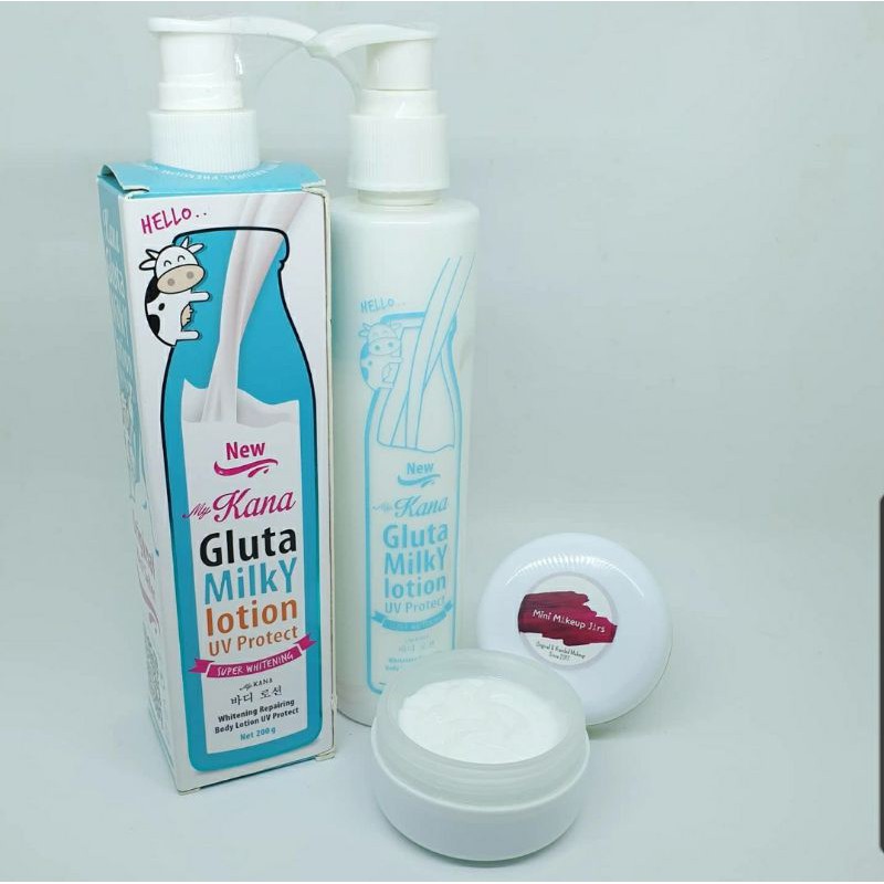 My Kana Gluta Milky Lotion UV Protection share in jar