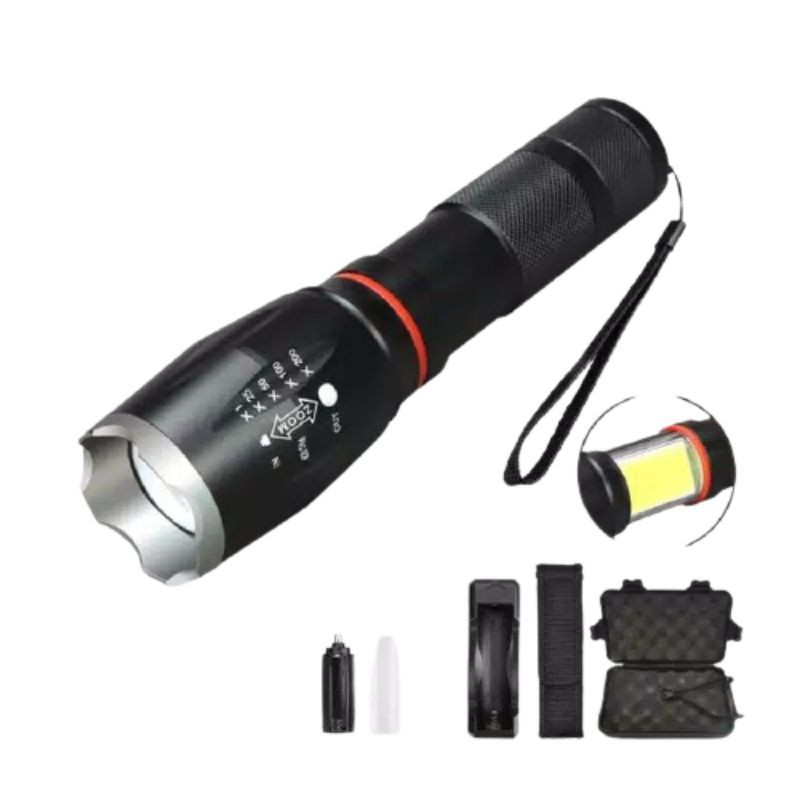 SENTER SWAT MINI PAKET SENTER T6 COB CREE E17 XM-L T6 TAFFWARE MAGNET COB FLASH