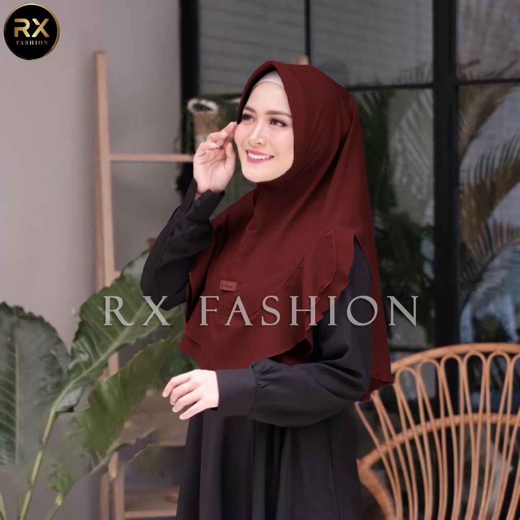 RX FASHION JILBAB AMEERA BAHAN TWISCONE FIT L