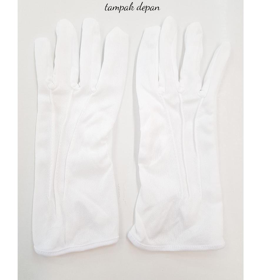 ☆ sarung tangan pengantin pria putih ▼