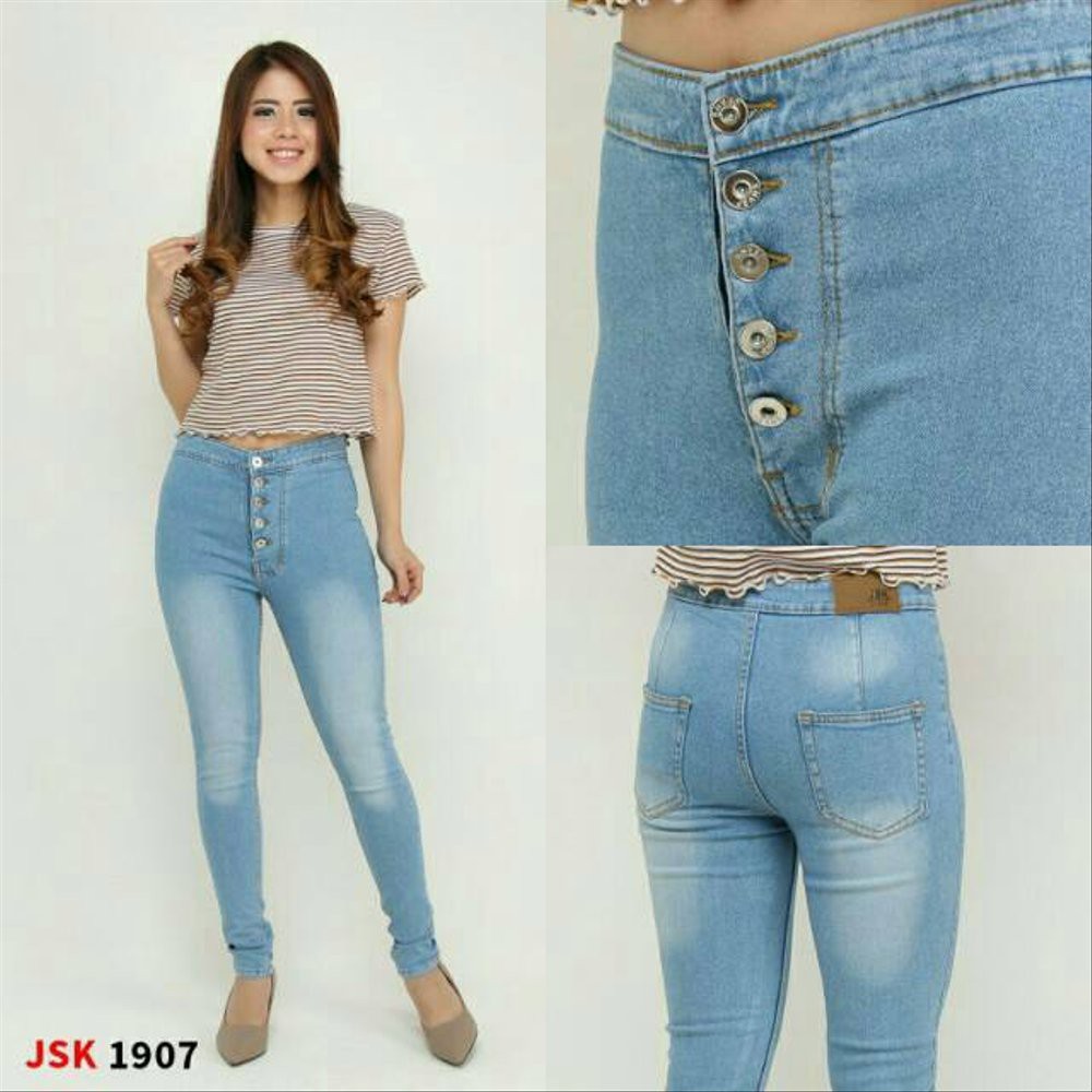 CELANA PANJANG - CELANA JEANS WANITA - SKINNY JEANS WANITA - JEANS WANITA - CELANA FORMAL - HIGHWAIS