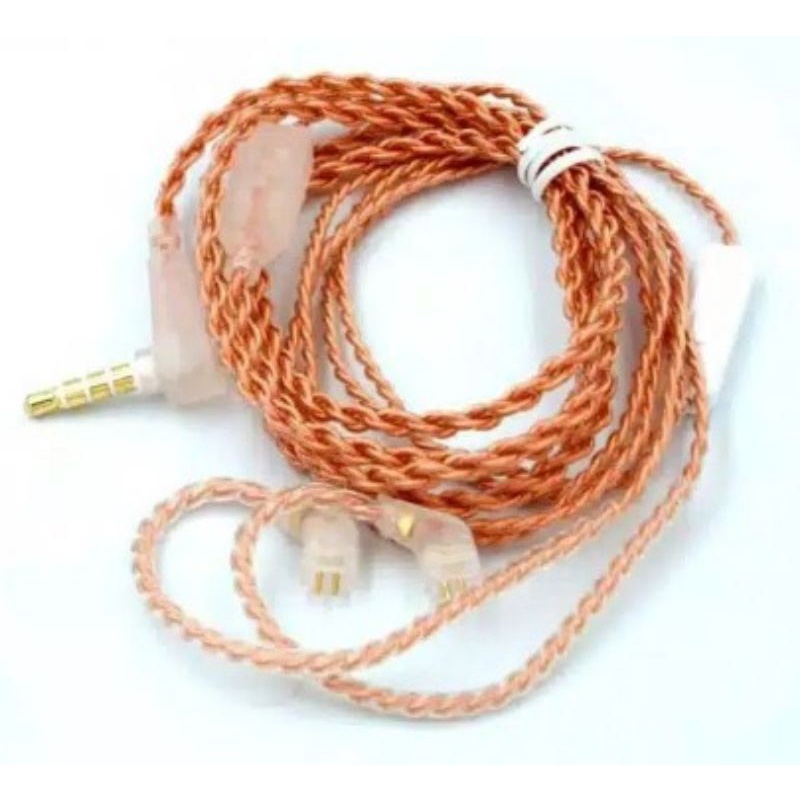 Kabel KZ Copper Type B/C Dark/Light Copper Oxygen High Purity KZ ZSN Pro X KZ EDX KZ ZST X-B Mic (Braided) Gold
