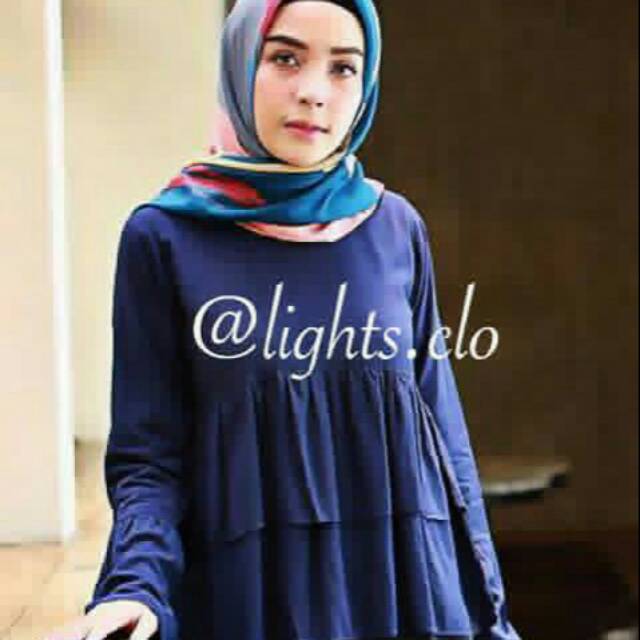 Selena Blouse by Lights Clo Navy L
