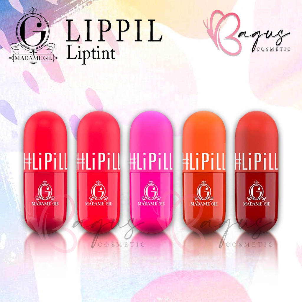 ⭐ BAGUS ⭐ MADAME GIE LIPILL | Liptint Lip Pill Lippil Lipcream Matte Ombre