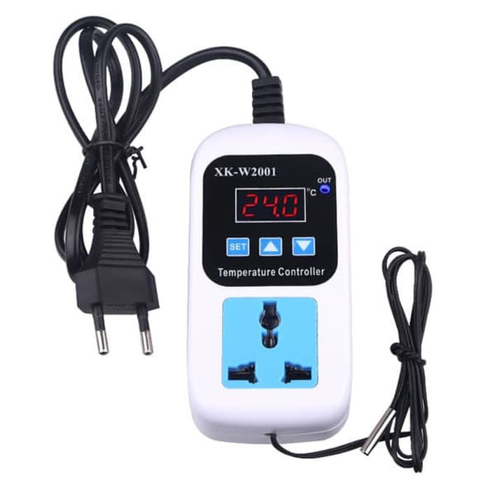 Digital Thermostat Timer Switch Electric Socket with Probe - XK-W2001