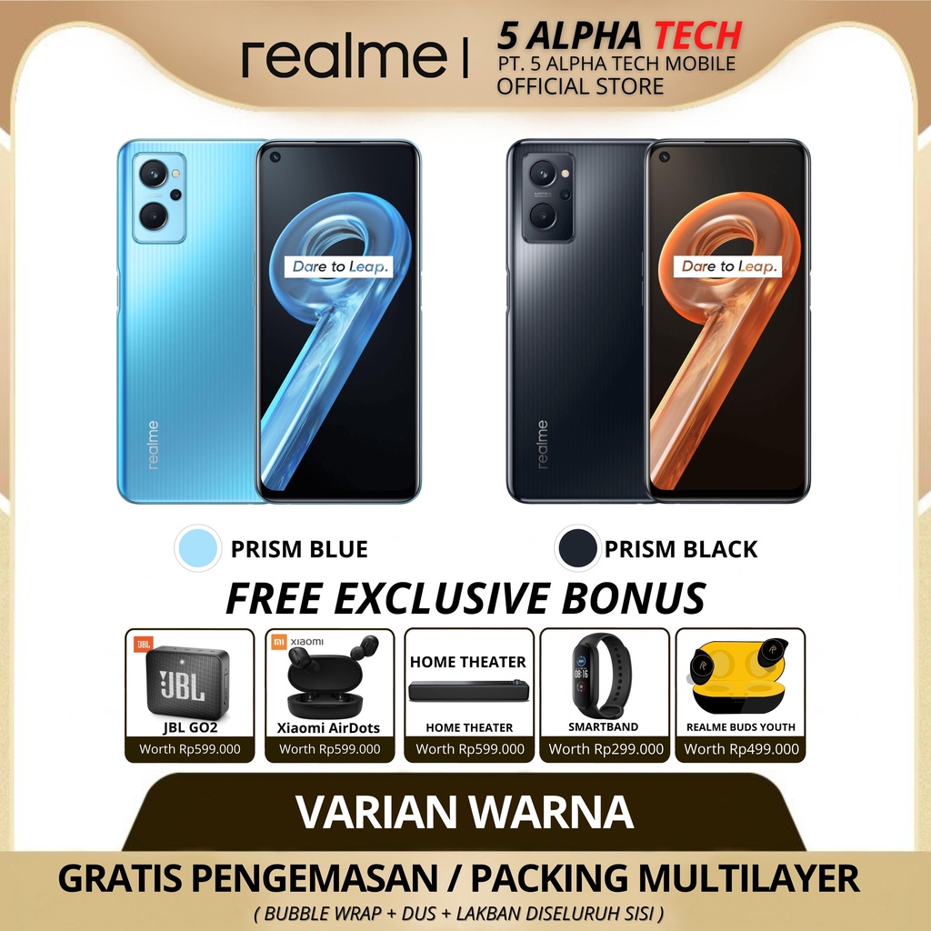 REALME 9i 6/128GB 4/64GB REALME 9 i GARANSI RESMI REALME