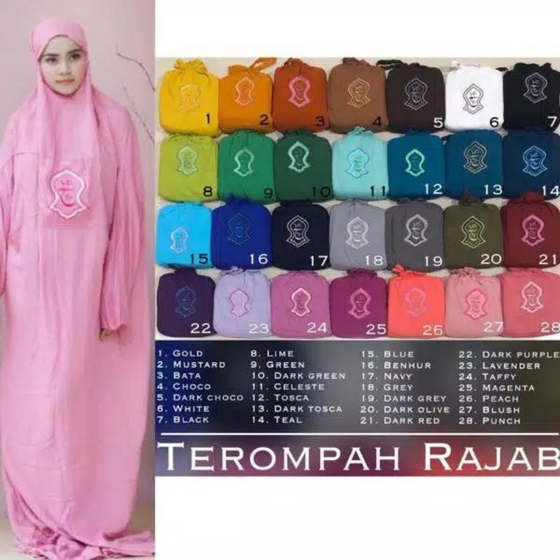 mukena terompah
