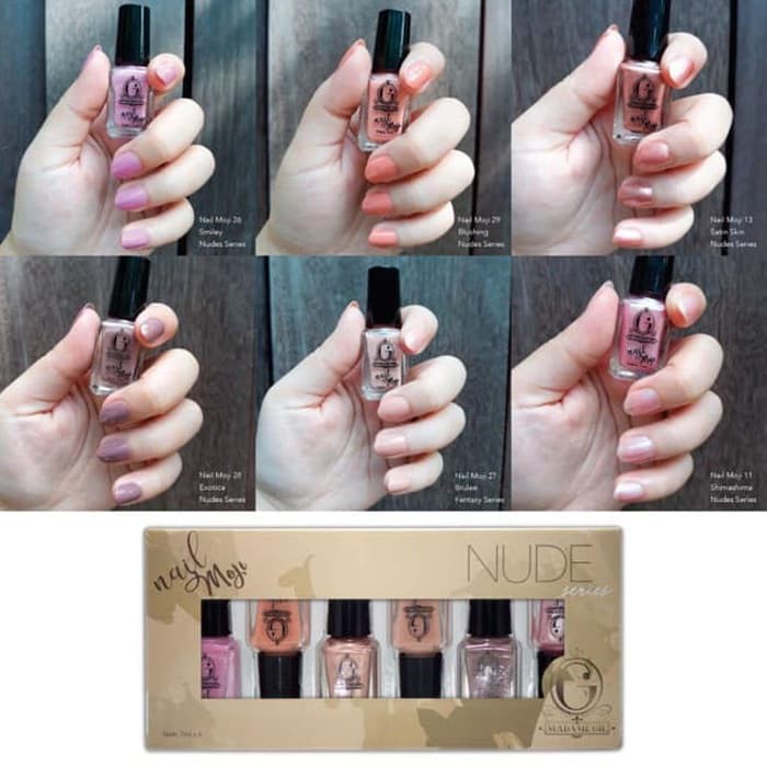 PROMO HABISIN STOK MADAME GIE Nail Moji (Nude Series)