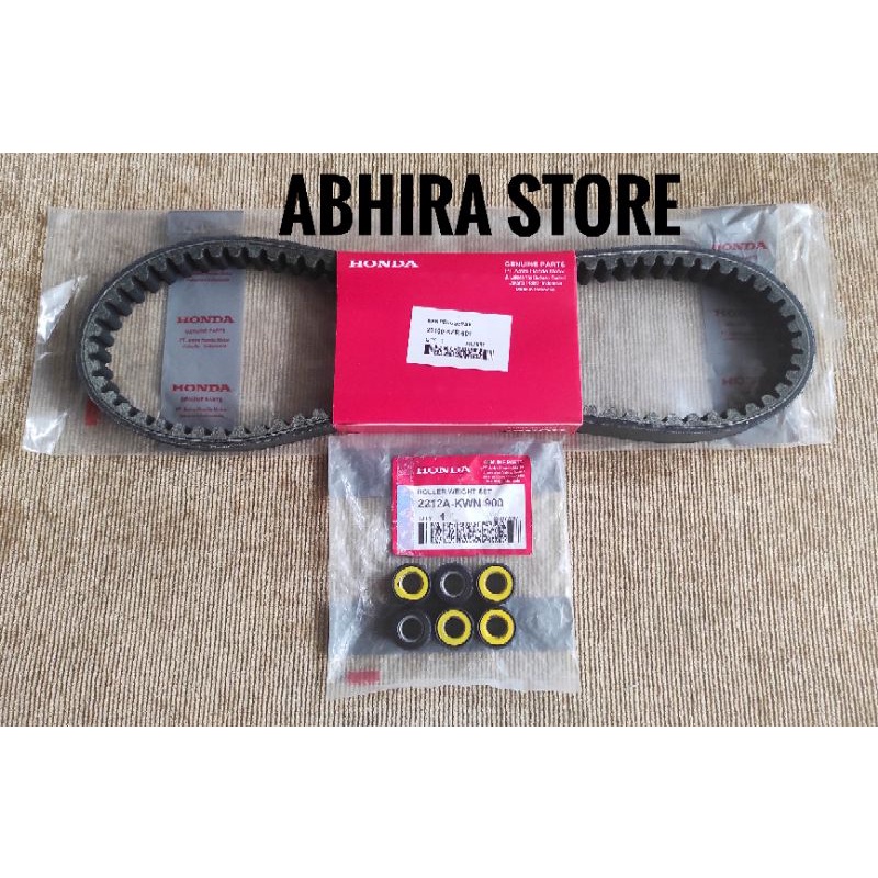 Vanbelt Honda Vario Techno 125 FI CBS KZR ONLY set Roller