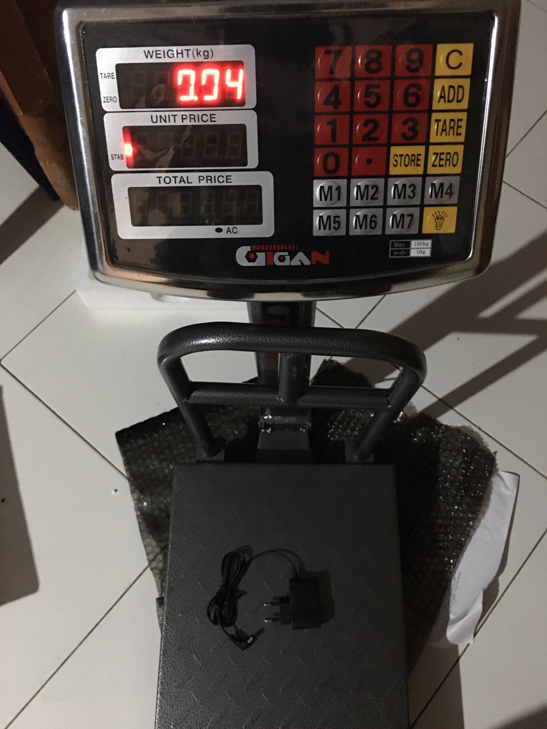 Timbangan Duduk 150kg 2 Layar/ Timbangan Digital Timbangan Dagang/ Alat Ukur Berat Scale 150kg