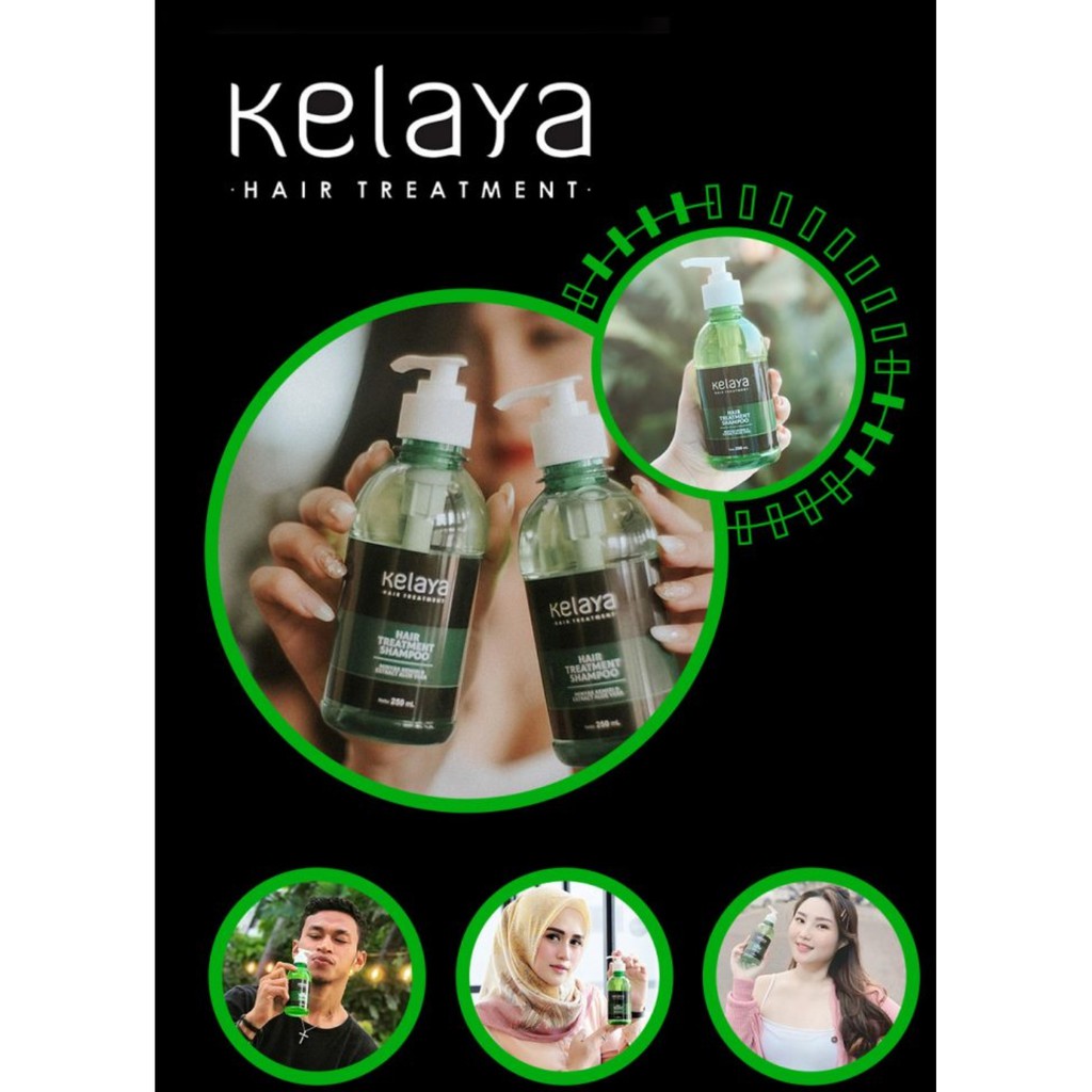 [ 100% Original ] Sampoo Kelaya Hair Treatment Perawatan Kecantikan Rambut Kering Rontok-7