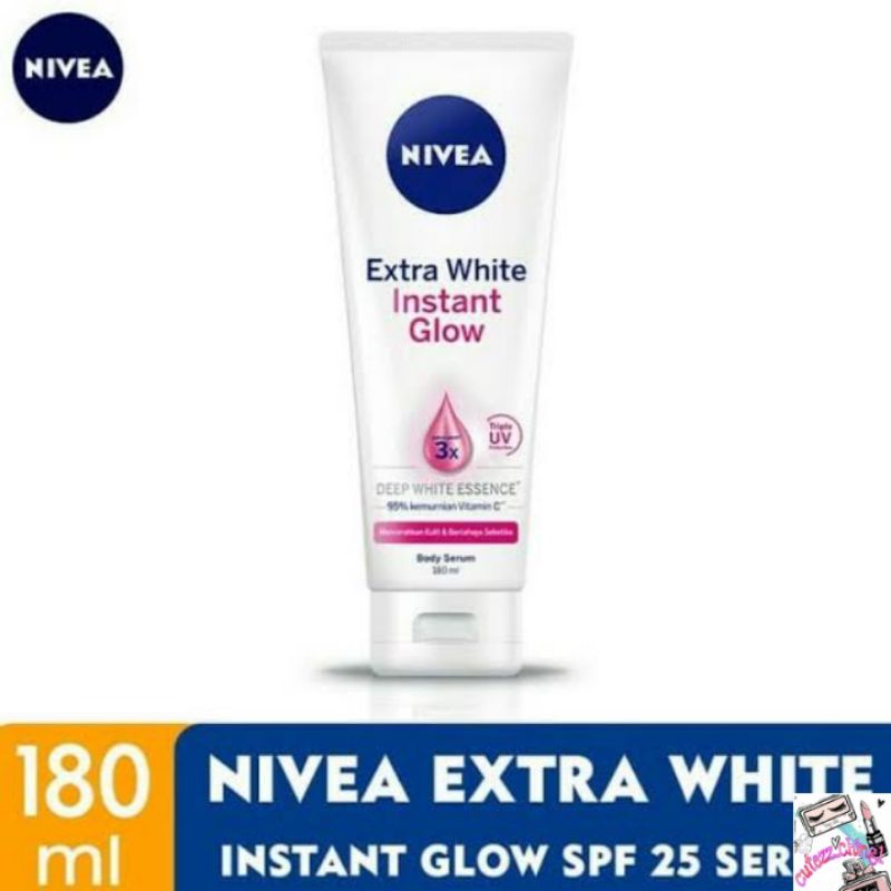☃Cutezz_Ching1☃Nivea Extra White Instant Glow Body Serum 180ml