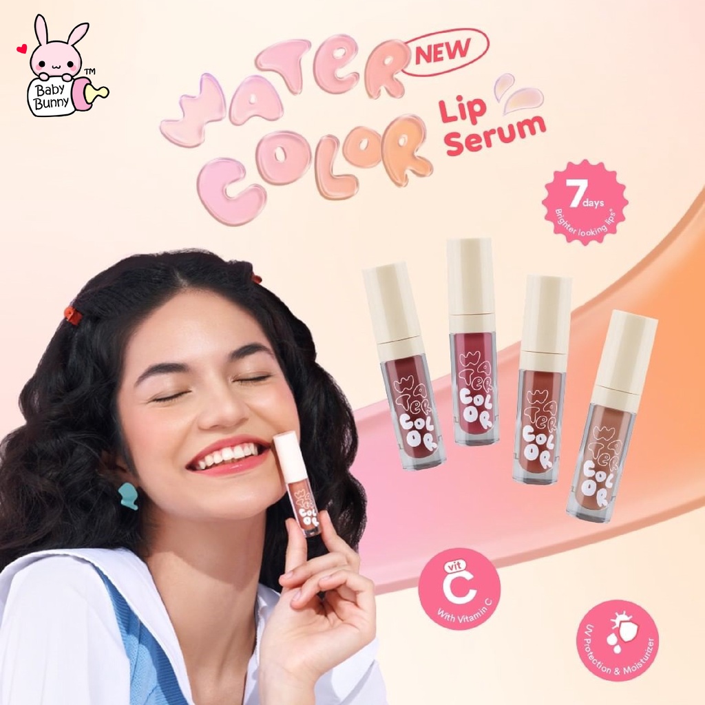 ❤ BELIA ❤ Emina Lip Mask Sleeping Mask &amp; Watercolor Lip Serum | Lip Mask | Lip Serum | Perawatan Bibir | BPOM