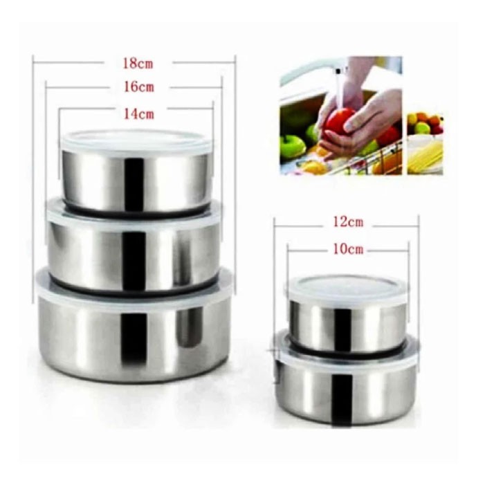 Fresh Box 5 susun Stainless Steel / Rantang Stainless Steel