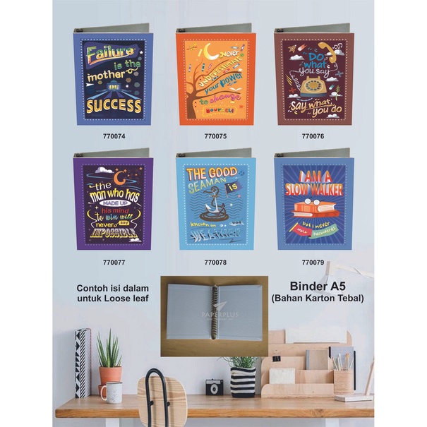 

Binder A5 / Binder Note A5 / Typography / Set 2858