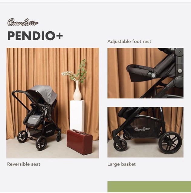 Jual STROLLER COCOLATTE PENDIO + MOTI 