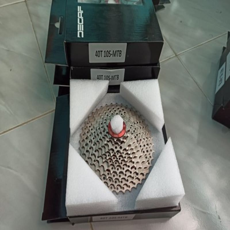sprocket decaf 10 speed 11 - 40 cassette bukan oxo bolany shimano ztto sunrace
