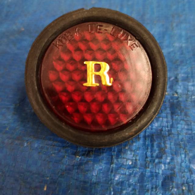 Stopan slebor R Raleigh sepeda kuno jadul onthel  onta huruf R gold hot print kuning EMAS