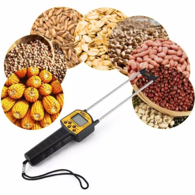 Grain Moisture Meter Pengukur Kadar Air AR991 Alat Kelembaban Kacang Gandum Jagung Beras Biji Bijian