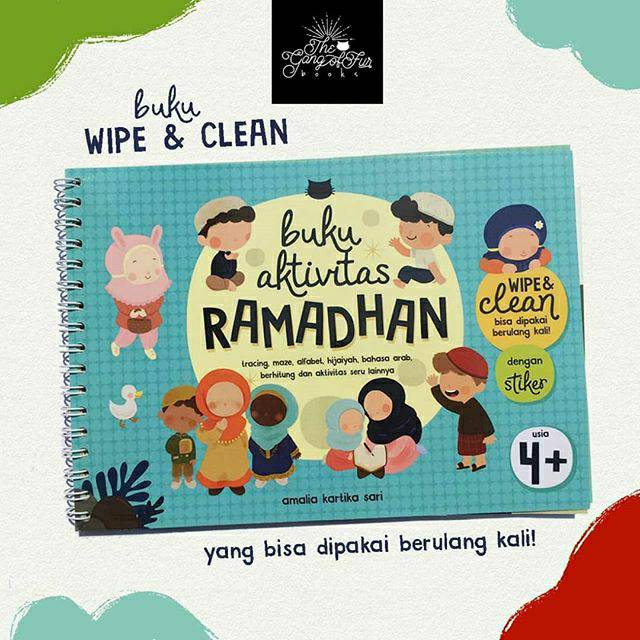 

RAMADHAN WIPE & CLEAN (Free Bonus Menarik, Sticker, & Spidol)
