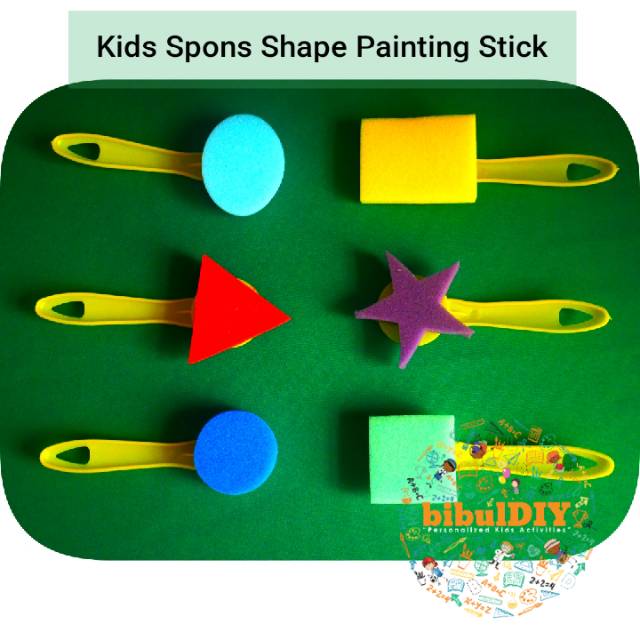 

Kids Spons Shape Painting Stick