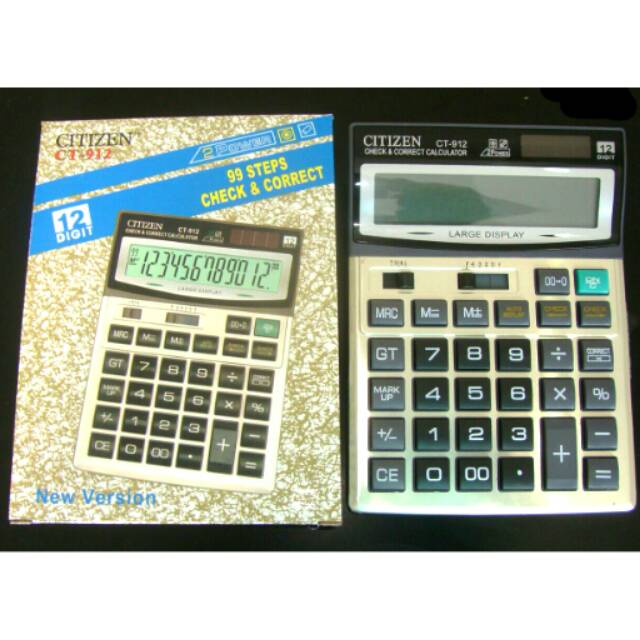 

KALKULATOR CITIZEN CT 912