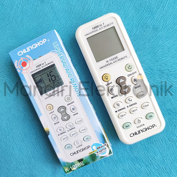 Remot AC Universal Chunghop - Remote AC Multi Universal Chunghop K-1028E - Remot AC Semua Merk