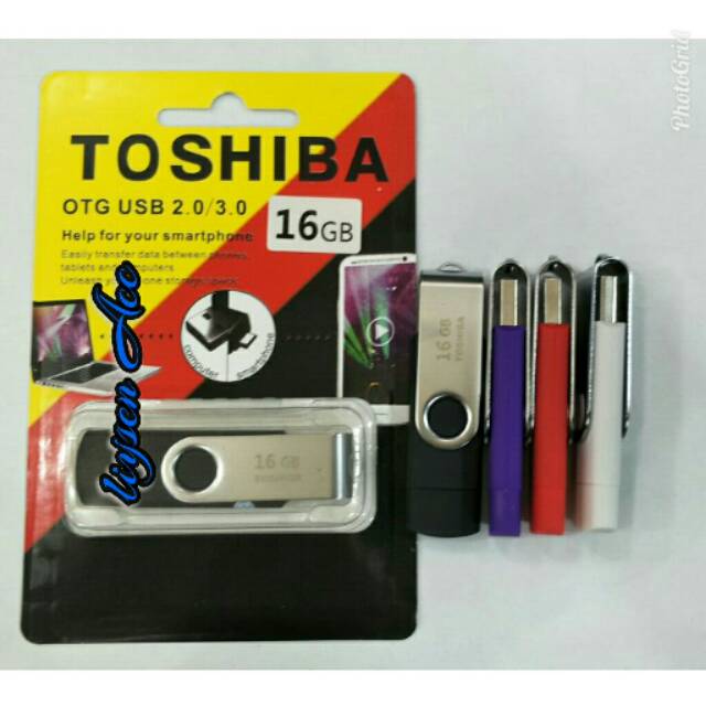flashdisk toshiba usb+otg 16GB