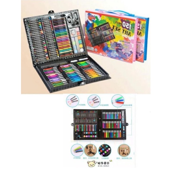 

Crayon set mewarnai 150 pcs