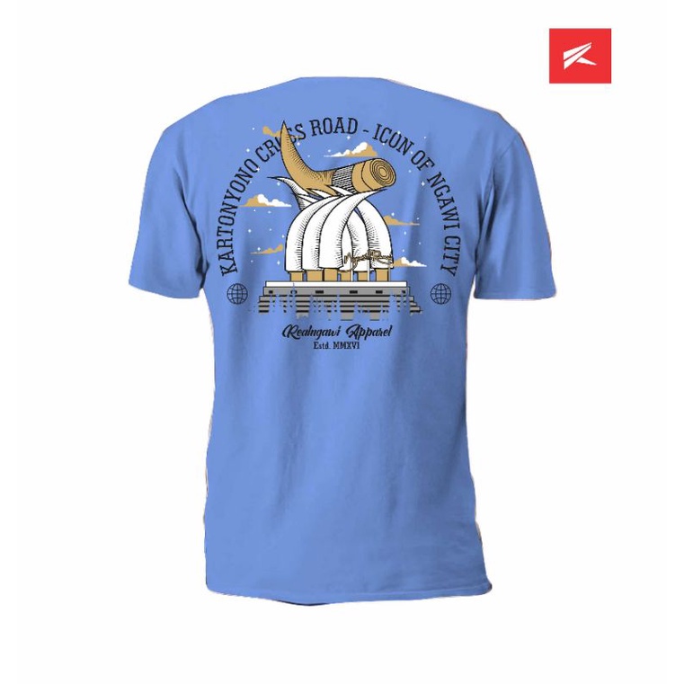 KAOS NGAWI - KARTONYONO BLUE