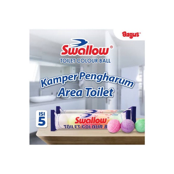 ORIGINAL KAMPER SWALLOW TOILET COLOUR BALL 5 / KAMPER TOILET ISI 5 PC