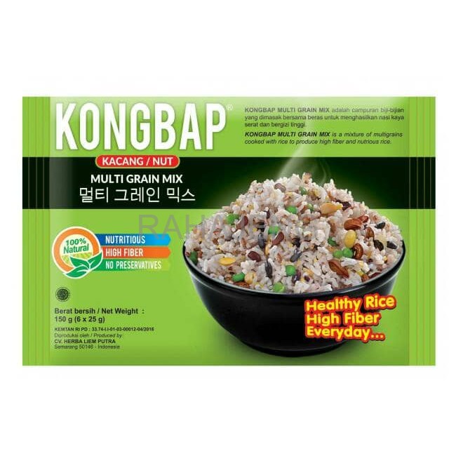 

Kongbap Multi Grain Mix - kacang/nut