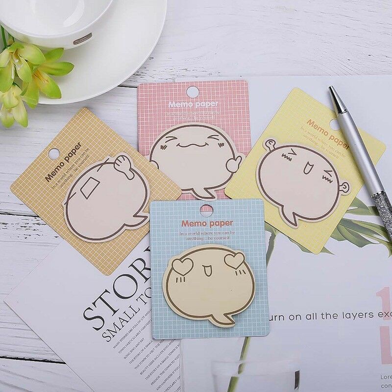 30Pcs Sticky Notes Motif Kartun