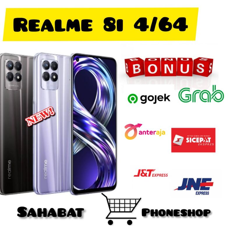 REALME 8i RAM 6/128 GB GARANSI RESMI