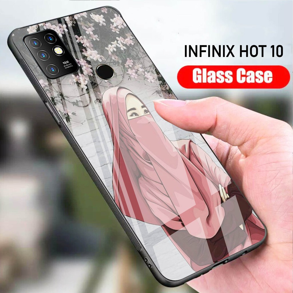 Case Infinix Hot 10  (Softcase Glass Kaca) Infinix Hot 10 (Case Hp) Infinix Hot 10 (S04)