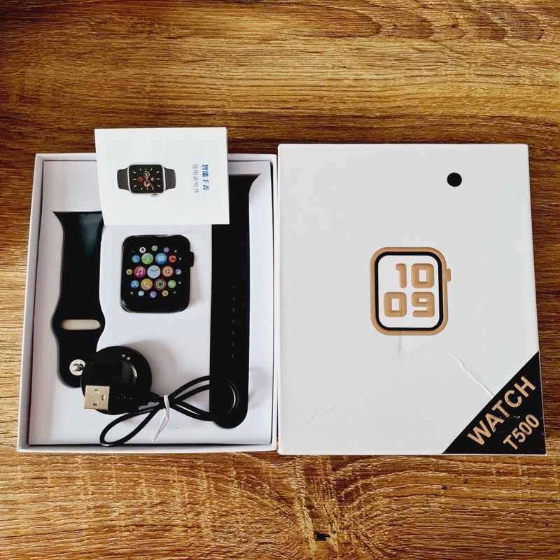 Smartwatch T500 Smartwatch T500 SWT500 COD-Hitam