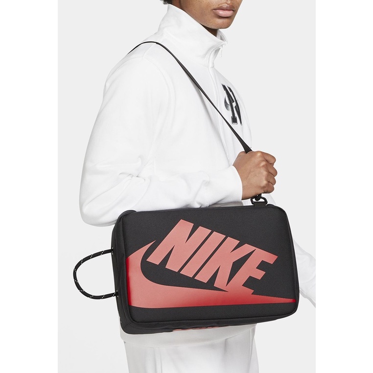 NIKE NK SHOE BOX BAG - PRM DA7337-010 Black Red Tas Sepatu Original 100%