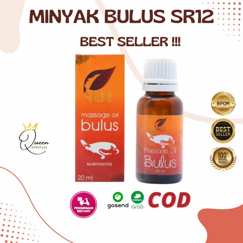 MINYAK BULUS SR12 / MINYAK BULUS ORIGINAL / MIBUL SR12 OBAT GATAL &amp; OBAT JAMUR / BPOM WANGI &amp; TIDAK BAU AMIS  / MINYAK BULUS ASLI / SR12 MASSAGE OIL BULUS