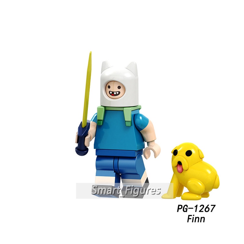 Finn Mainan Action Figure Mini Finn Jake Banana Guard Flame Princess Ice King PG8141