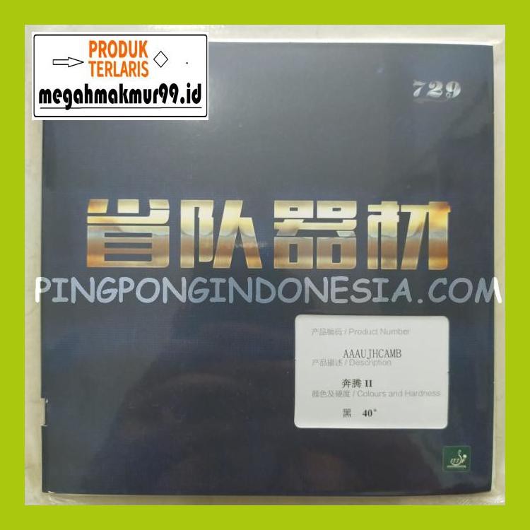 9U6T4E0- 729 Battle Ii Provincial Blue Sponge - Karet Bet Pingpong Friendship 2 - Hitam D.40 Fr5T5G-