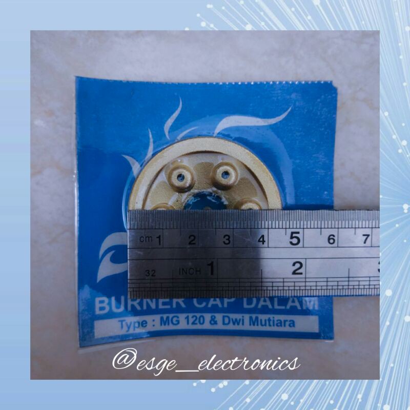 ORIGINAL BURNER HOCK CAP DALAM KGB 20 MG MG 120 &amp; DWI MUTIARA API KECIL KUNINGAN KOMPOR GAS HOCK ORI